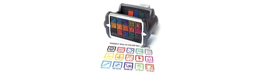 Цветные печати и многоцветные штампы
